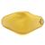 Prada Bolso de hombro y bolso bandolera en cuero amarillo con logotipo triangular - vista 7