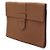 Delvaux Bolso Clutch Pouch Unisex de Piel de Vitello Marrón Camel - vista 2
