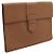 Delvaux Bolso Clutch Pouch Unisex de Piel de Vitello Marrón Camel - vista 3
