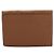 Delvaux Bolso Clutch Pouch Unisex de Piel de Vitello Marrón Camel - vista 4