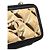 Chanel Mini borsa vanity a tracolla in pelle di agnello nera con catena dorata Nero - vista 11