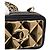Chanel Mini borsa vanity a tracolla in pelle di agnello nera con catena dorata Nero - vista 12