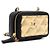 Chanel Mini borsa vanity a tracolla in pelle di agnello nera con catena dorata Nero - vista 4