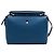 Fendi Blauer Leder-Tote und Schultertasche