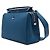 Fendi Blauer Leder-Tote und Schultertasche - Ansicht 2