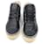 Chanel Espadrilles da donna in agnello nero con logo CC