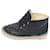 Chanel Espadrilles da donna in agnello nero con logo CC - vista 3