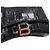 Balenciaga Borsa Tote Hourglass XS nera con manico superiore e logo dorato Nero - vista 10