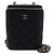 Vanity Chanel Mini beauty case Black Caviar con catena dorata, borsa a tracolla e crossbody Nero - vista 2