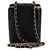 Vanity Chanel Mini beauty case Black Caviar con catena dorata, borsa a tracolla e crossbody Nero - vista 5