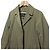Manteau en satin Max Mara Vert Kaki - vue 4