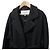 Autre Marque Abrigo de tweed con cinturón de hebillas J&M Davidson Negro - vista 3