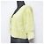 Autre Marque Cárdigan de punto con mangas de plumas GRACE CONTINENTAL Amarillo - vista 3