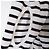 Autre Marque ANTHOM V-Ausschnitt gestreifter Strickpullover Schwarz - Ansicht 3