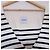 Autre Marque ANTHOM V-Ausschnitt gestreifter Strickpullover Schwarz - Ansicht 4