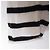 Autre Marque ANTHOM V-Ausschnitt gestreifter Strickpullover Schwarz - Ansicht 6
