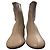 Autre Marque Kurze Lederstiefel Pilier von Sergio Rossi Beige - Ansicht 2