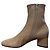 Autre Marque Kurze Lederstiefel Pilier von Sergio Rossi Beige - Ansicht 5