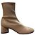 Autre Marque Kurze Lederstiefel Pilier von Sergio Rossi Beige - Ansicht 6