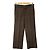 Autre Marque Drawer Wollhose mit Karomuster Braun