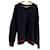 Autre Marque CINOH V-Ausschnitt Strickpullover Blau Marineblau