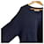 Autre Marque CINOH V-Ausschnitt Strickpullover Blau Marineblau - Ansicht 3