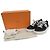 Hermès Hermes Leder Strick-Sneaker Schwarz Weiß - Ansicht 2