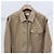 Moncler Giacca in cotone gabardine beige Marrone - vista 2