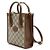 Gucci Mini borsa tote e crossbody Supreme Marrone - vista 2