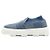 Louis Vuitton Sneakers Slip-On Damier Denim LV Space Landers Blu - vista 4