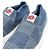 Louis Vuitton Sneakers Slip-On Damier Denim LV Space Landers Blu - vista 5