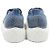 Louis Vuitton Sneakers Slip-On Damier Denim LV Space Landers Blu - vista 6