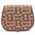 Burberry Bolsa de ombro e bolsa transversal em lona com logotipo Marrom