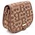 Burberry Bolsa de ombro e bolsa transversal em lona com logotipo Marrom - vista 2