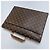 Louis Vuitton Monogram Serviette Document Bag for Unisex Brown - view 11