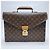 Louis Vuitton Monogram Serviette Document Bag for Unisex Brown - view 2