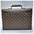 Louis Vuitton Monogram Serviette Document Bag for Unisex Brown - view 8
