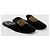 Miu Miu Pantofole in Velluto con Logo Nero - vista 9