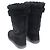 Chanel Stivali da donna in scamosciato nero e shearling con logo CC - vista 4