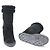 Chanel Stivali da donna in scamosciato nero e shearling con logo CC - vista 5