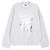 Kenzo Fleece-Sweatshirt für Kinder (Größe für Erwachsene verfügbar) Silber