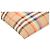 Burberry Karo-Clutch mit Lederbesatz Braun - Ansicht 12