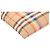 Burberry Karo-Clutch mit Lederbesatz Braun - Ansicht 5