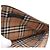Burberry Karo-Clutch mit Lederbesatz Braun - Ansicht 7