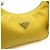 Tote Prada Borsa Hobo Re-Edition in nylon giallo - vista 9