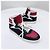 Céline Sneakers high-top in pelle rosso - vista 2
