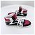 Céline Sneakers high-top in pelle rosso - vista 4