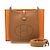 Hermès Borsa a Spalla e Borsa a Tracolla Evelyn TPM Gold Marrone