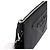 Prada Clutch con tracolla logo triangolare in pelle Saffiano nera Nero - vista 8