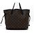 Louis Vuitton Borsa a tracolla Neverfull MM in pelle nera con monogramma Inside Out Nero - vista 2